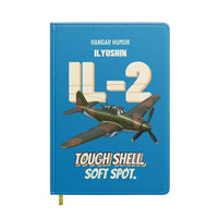 Thumbnail for Ilyushin Il-2M3 - Tough shell. Soft spot. design on turquoise notebook