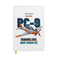 Thumbnail for Pilatus PC-9M - Training day. Main character. design on white notebook