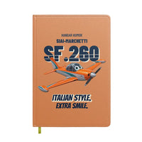 Thumbnail for SIAI-Marchetti SF.260D - Italian style. Extra smile. design on orange notebook