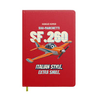 Thumbnail for SIAI-Marchetti SF.260D - Italian style. Extra smile. design on red notebook