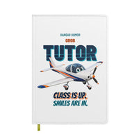 Thumbnail for Grob G 115E Tutor - Class is up. Smiles are in. design on white notebook