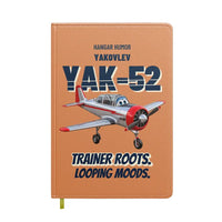 Thumbnail for Yakovlev Yak-52 - Trainer roots. Looping moods. design on orange notebook