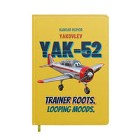 Thumbnail for Yakovlev Yak-52 - Trainer roots. Looping moods. design on yellow notebook