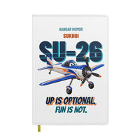 Thumbnail for Sukhoi Su-26M - Up is optional. Fun is not. design on white notebook