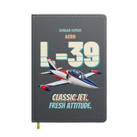 Thumbnail for Aero L-39C Albatros - Classic jet. Fresh attitude. design on gray notebook