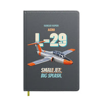 Thumbnail for Aero L-29 Delfin - Small jet. Big splash. design on gray notebook