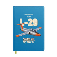 Thumbnail for Aero L-29 Delfin - Small jet. Big splash. design on turquoise notebook