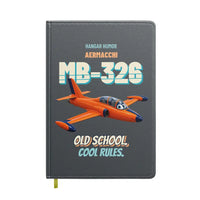 Thumbnail for Aermacchi MB-326 - Old school. Cool rules. design on gray notebook