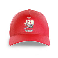 Thumbnail for Saab J 29F Tunnan - Barrel shape. Jet attitude. design on red printed hat