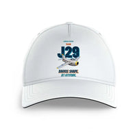 Thumbnail for Saab J 29F Tunnan - Barrel shape. Jet attitude. design on white printed hat