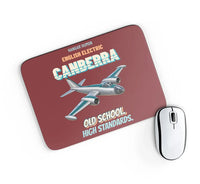 Thumbnail for English Electric Canberra B.2 - Old school. High standards. design on dark red rectangle mouse pad