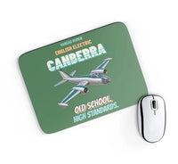 Thumbnail for English Electric Canberra B.2 - Old school. High standards. design on green rectangle mouse pad
