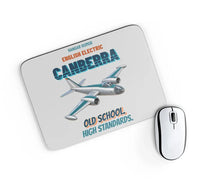 Thumbnail for English Electric Canberra B.2 - Old school. High standards. design on light gray rectangle mouse pad
