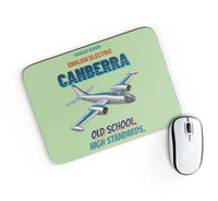 Thumbnail for English Electric Canberra B.2 - Old school. High standards. design on light green rectangle mouse pad