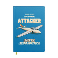 Thumbnail for Supermarine Attacker FB.2 - Early jet. Lasting impression. design on turquoise notebook
