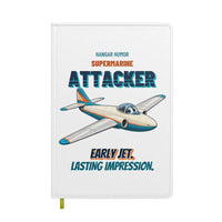 Thumbnail for Supermarine Attacker FB.2 - Early jet. Lasting impression. design on white notebook