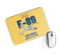 Thumbnail for Northrop F-89J Scorpion - Cool wings. Sharp attitude. design on yellow rectangle mouse pad