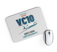 Thumbnail for Vickers VC10 - Quiet cabin. Loud personality. design on light gray rectangle mouse pad