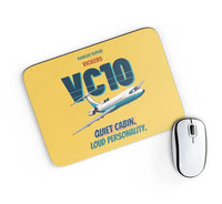 Thumbnail for Vickers VC10 - Quiet cabin. Loud personality. design on yellow rectangle mouse pad