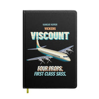 Thumbnail for Vickers Viscount 800 - Four props. First class sass. design on black notebook