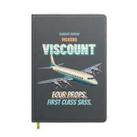Thumbnail for Vickers Viscount 800 - Four props. First class sass. design on gray notebook