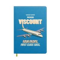 Thumbnail for Vickers Viscount 800 - Four props. First class sass. design on turquoise notebook