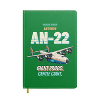 Thumbnail for Antonov An-22 - Giant props. Gentle giant. design on green notebook