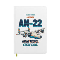 Thumbnail for Antonov An-22 - Giant props. Gentle giant. design on white notebook