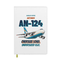 Thumbnail for Antonov An-124 - Oversize load. Undersized ego. design on white notebook