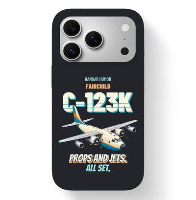 Fairchild C-123K Provider - Props and jets. All set. design on black magsafe iphone 17 pro