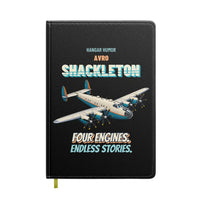 Thumbnail for Avro Shackleton MR.2 - Four engines. Endless stories. design on black notebook
