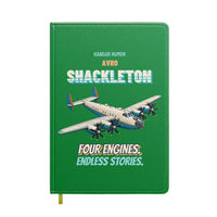 Thumbnail for Avro Shackleton MR.2 - Four engines. Endless stories. design on green notebook