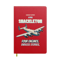 Thumbnail for Avro Shackleton MR.2 - Four engines. Endless stories. design on red notebook