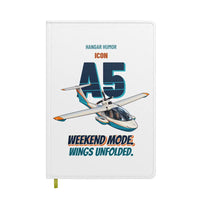 Thumbnail for ICON A5 - Weekend mode. Wings unfolded. design on white notebook