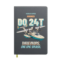 Thumbnail for Dornier Do 24T - Three props. One epic splash. design on gray notebook