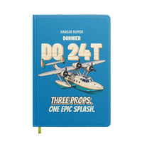 Thumbnail for Dornier Do 24T - Three props. One epic splash. design on turquoise notebook