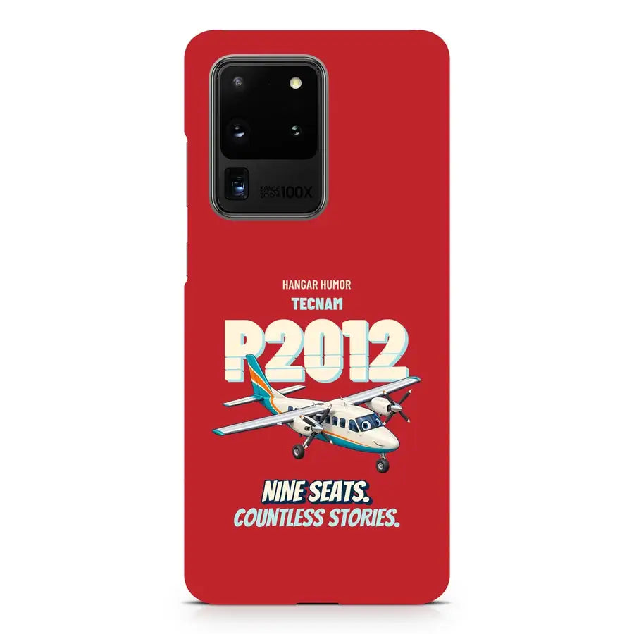 Tecnam P2012 Traveller - Nine seats. Countless stories. design on red samsung case