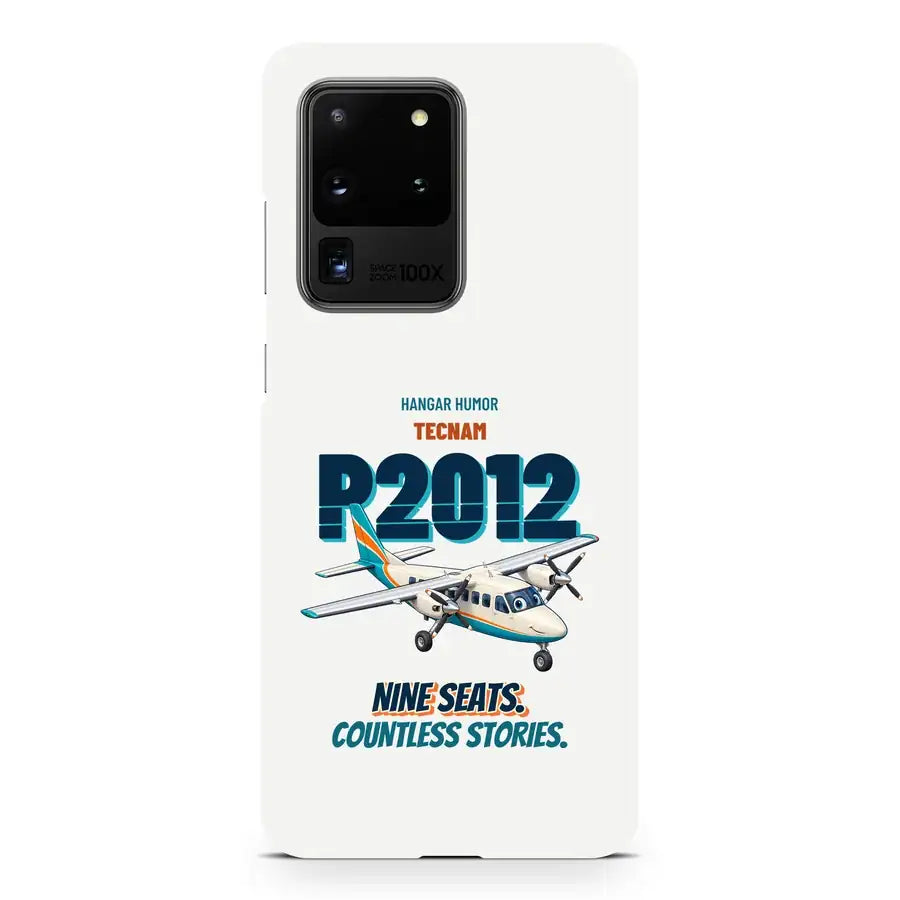 Tecnam P2012 Traveller - Nine seats. Countless stories. design on white samsung case