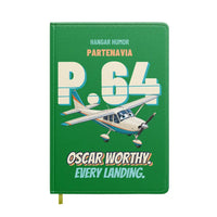 Thumbnail for Partenavia P.64 Oscar - Oscar worthy. Every landing. design on green notebook