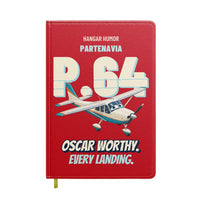 Thumbnail for Partenavia P.64 Oscar - Oscar worthy. Every landing. design on red notebook