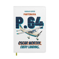 Thumbnail for Partenavia P.64 Oscar - Oscar worthy. Every landing. design on white notebook