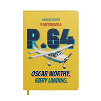 Thumbnail for Partenavia P.64 Oscar - Oscar worthy. Every landing. design on yellow notebook