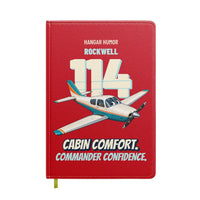 Thumbnail for Rockwell Commander 114 - Cabin comfort. Commander confidence. design on red notebook