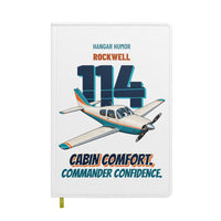 Thumbnail for Rockwell Commander 114 - Cabin comfort. Commander confidence. design on white notebook