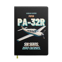 Thumbnail for Piper PA-32R Saratoga - Six seats. Zero excuses. design on black notebook