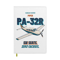 Thumbnail for Piper PA-32R Saratoga - Six seats. Zero excuses. design on white notebook