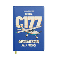 Thumbnail for Cessna 177 Cardinal - Cardinal rule. Keep flying. design on blue notebook