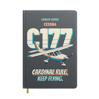 Thumbnail for Cessna 177 Cardinal - Cardinal rule. Keep flying. design on gray notebook