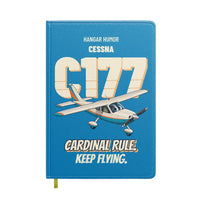 Thumbnail for Cessna 177 Cardinal - Cardinal rule. Keep flying. design on turquoise notebook
