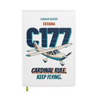 Thumbnail for Cessna 177 Cardinal - Cardinal rule. Keep flying. design on white notebook